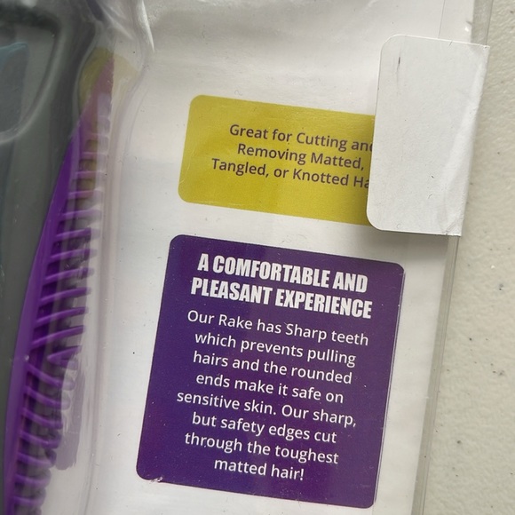 Hertzko Rounded Undercoat Rake NWT - Picture 5 of 6